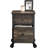 26-inch High Vintage Country Style Filing Cabinet/storage Cabinet With Four Casters, Engineered Wood Construction.