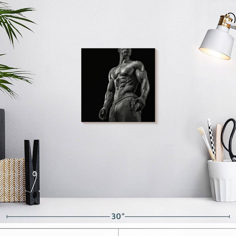 Senne Muscular Man, 10" H x 10" W