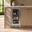 15" Beverage Center, Stainless Steel Glass, Field Reversible Hinge