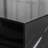 Klusek 47'' Modern Faux Marble Black Glass Coffee Table-931796975