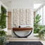 Drape Runner Wall Art, White Stone