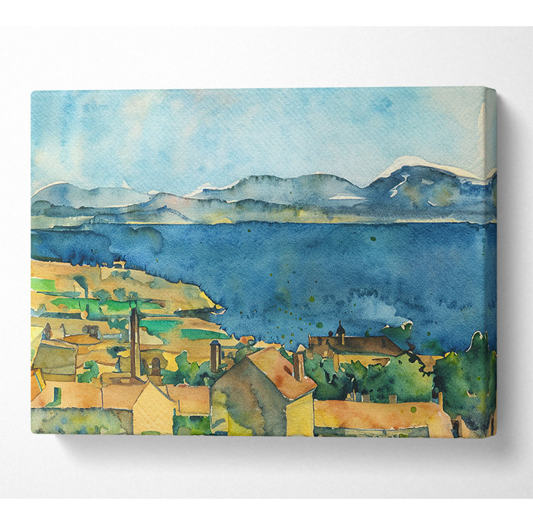 Cezanne die Bucht von Marseille - Kunstdrucke auf Leinwand