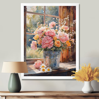 Alba - art mural floral
