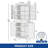 72" Tall  Metal Pantry Storage Cabinet With Adjustable Shelves