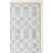 Monhegan Geometric Handmade Tufted Ivory/Blue Area Rug-1415564302
