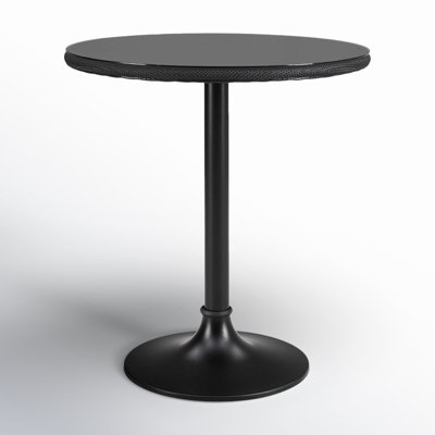 Abode 29.34'' Glass Outdoor Dining Table