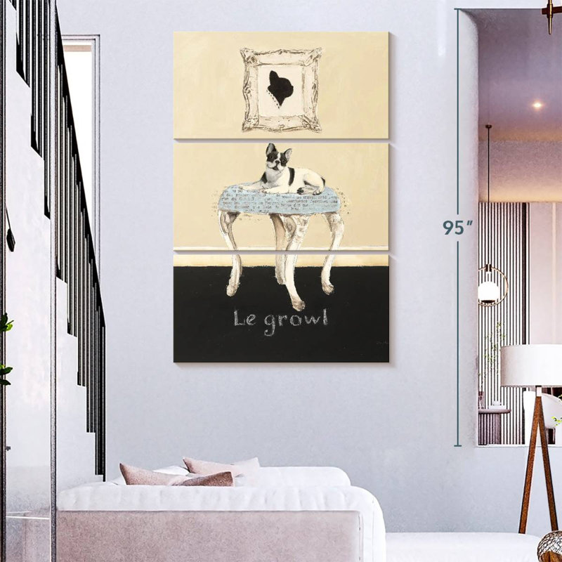 Brampt Le Growl, 74" H x 48" W