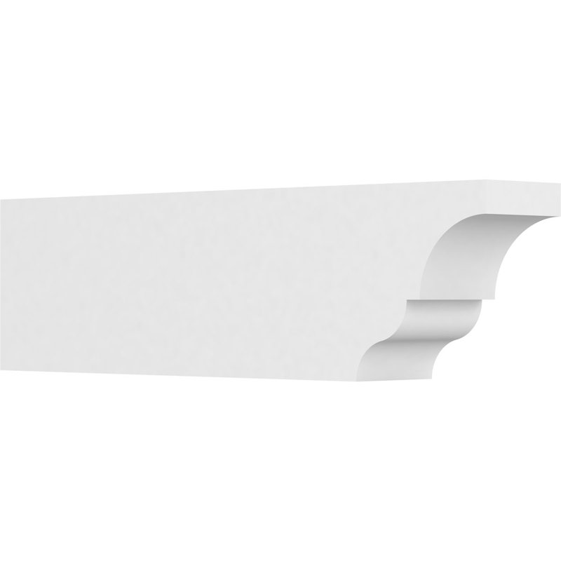 6"W x 10"H x 36"L Standard Asheboro Architectural Grade PVC Rafter Tail, 10"H x 6"W x 36"D