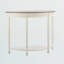 Console en bois massif à finition semi-ovale Scotty H 31,5 po x l 41,5 po x P 16 po Scotty