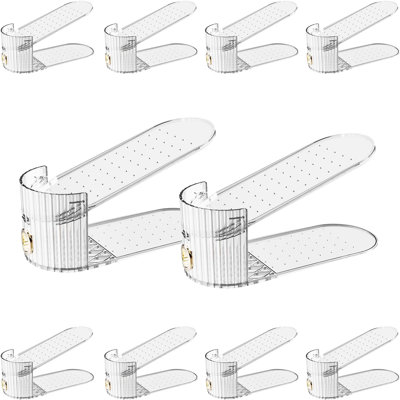Ensemble de 10 range-chaussures transparent
