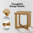Ivor Wood End Table-2066464058