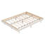Base de lit plate-forme flottante de conception moderne pour couleur blanche délavée-129892515