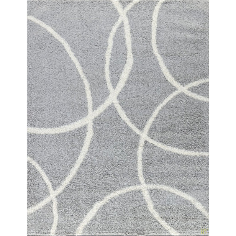 Loft Shag GC_CZY1002  5 Ft. 3 In. X 7 Ft. Shaggy Area Rug, Rectangle 5'3" x 7'