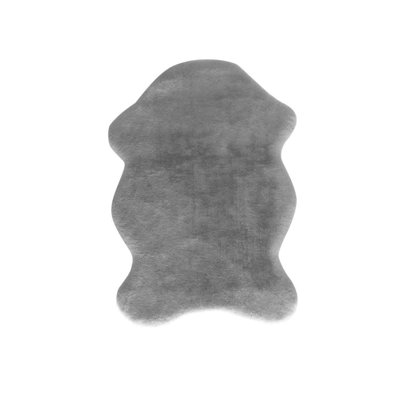 Stylish Grey Area Rug, 27.6 x 39.4 Inches | 100% Polyester, Soft and Durable | Vacuum Cleaner Compatible, Ideal for Living Room, Bedroom, and Office | Non-Machine Washable, Elegant Design for Modern Décor