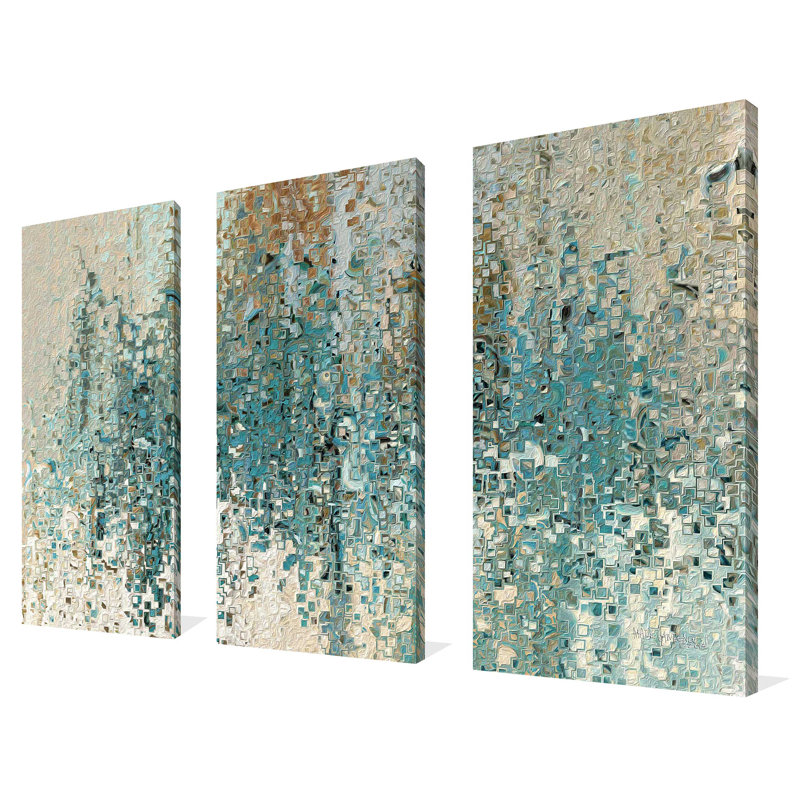 "Perfect Love. Romans 8:38" par Mark Lawrence, ensemble de 3 impressions sur toile