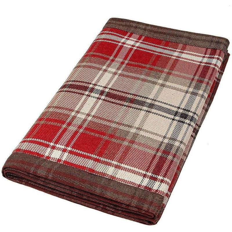 Angus Wool / Felt Bed Runner, Red