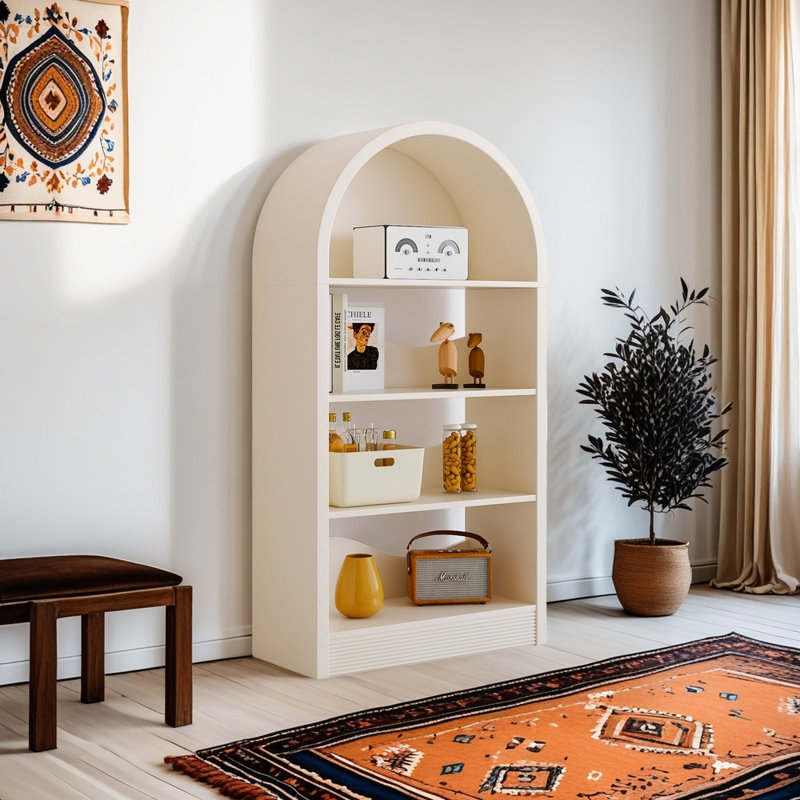 Floor standing bookcase, (4 Shelves) 59.06"H x 31.5"W x 14.17"D