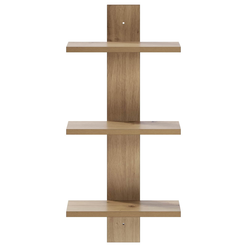 Engineered Wood Wall Shelf, Artisan Oak