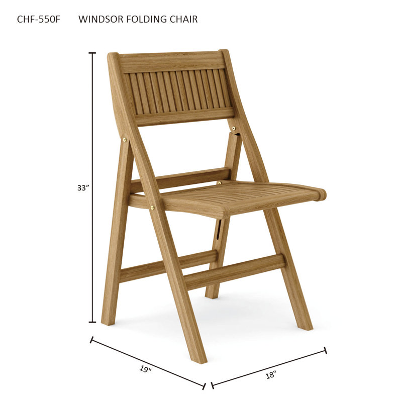 Windsor Outdoor Teak Dining Side Chair
