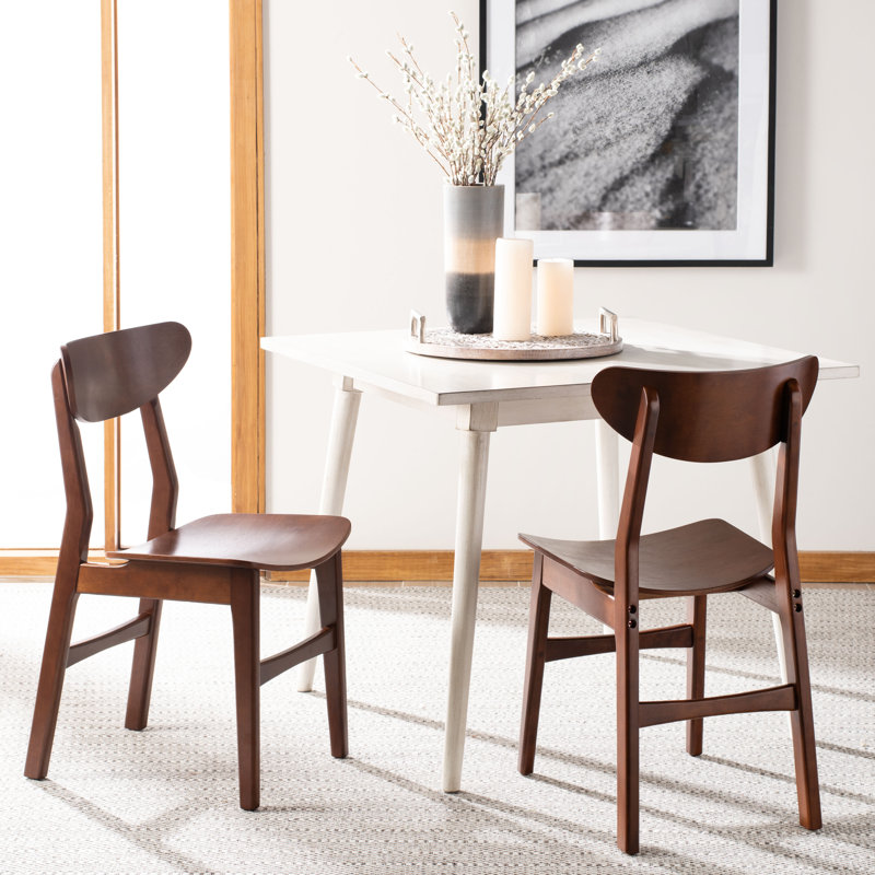 Yeldell Retro Dining Chair, Brown