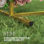 Support pour arche de mariage, arche de mariage carrée 6,6 pi, or