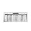 Zephyr Tornado III 38 in. Shell Only Insert Range Hood with LED Lights in Stainless Steel