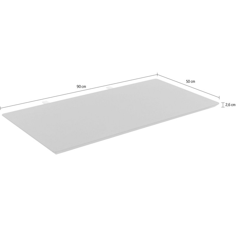 Emmiline Extendable Solid Wood Base Dining Table, Grey/Oak