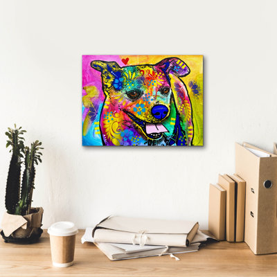 «Flowing» par Dean Russo, art mural sur toile