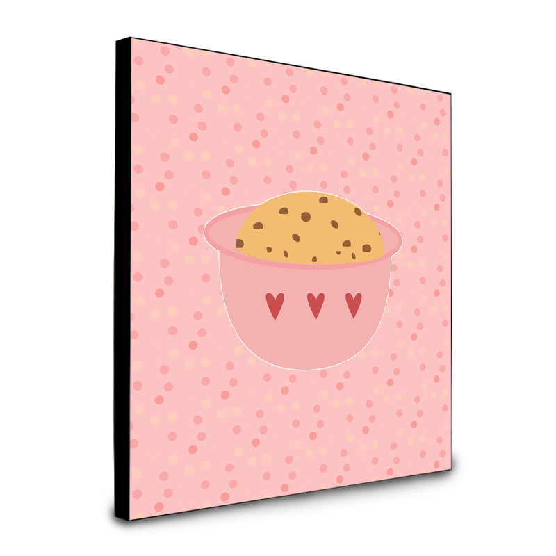 Panneau mural à pâte d’art cookie Rotherfield, Rose