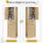 Modern Tall Storage Cabinet with Tilt-Out Compartment & Adjustable Shelves，Left and Right Conversion Side Storage-1474544996