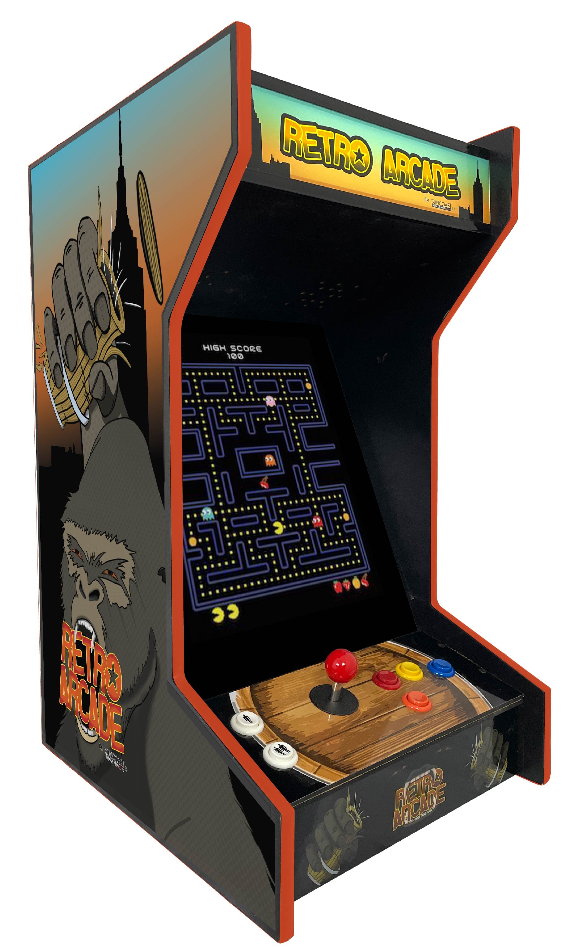 arcade machine with 100 games