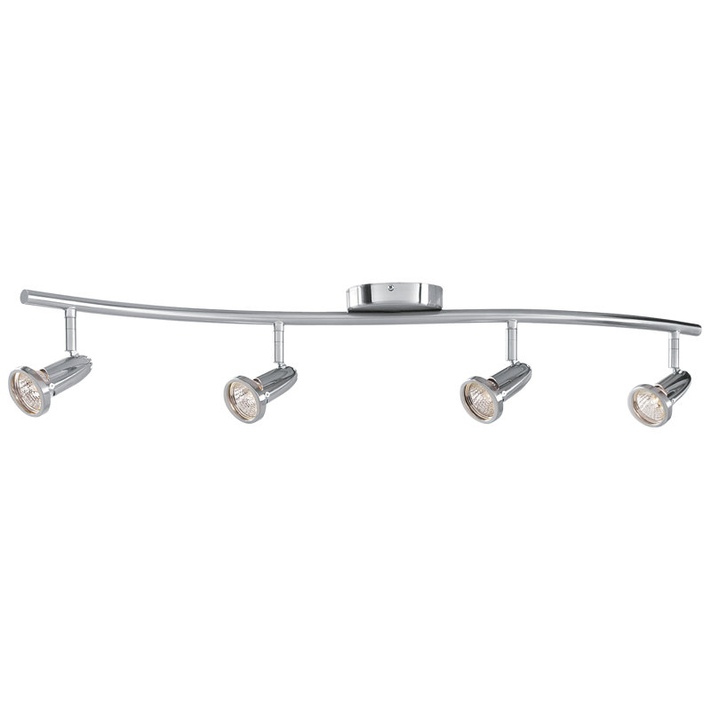 Gaskin 7.5'' 4 -Light Fixed Track Track Kit with Dimmable and Adjustable Head