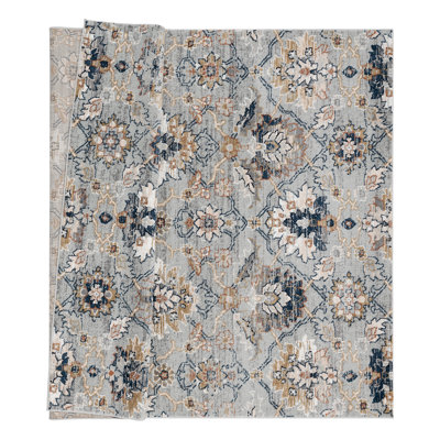 Tapis gris Bethsabee Century