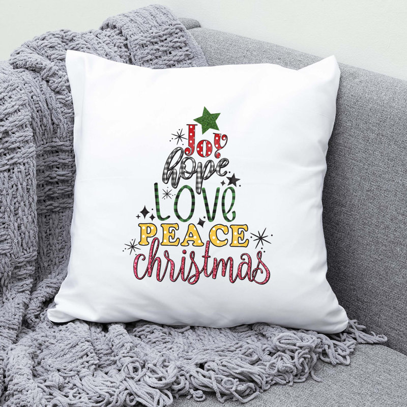Christmas8_1 Reversible Throw Pillow, 18" x 18"