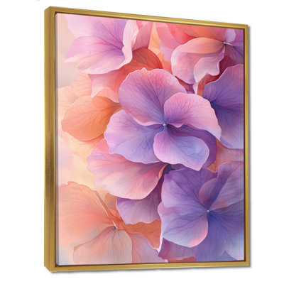 Lavande fluide, Hortensia fluide I - Hydrangea, art mural