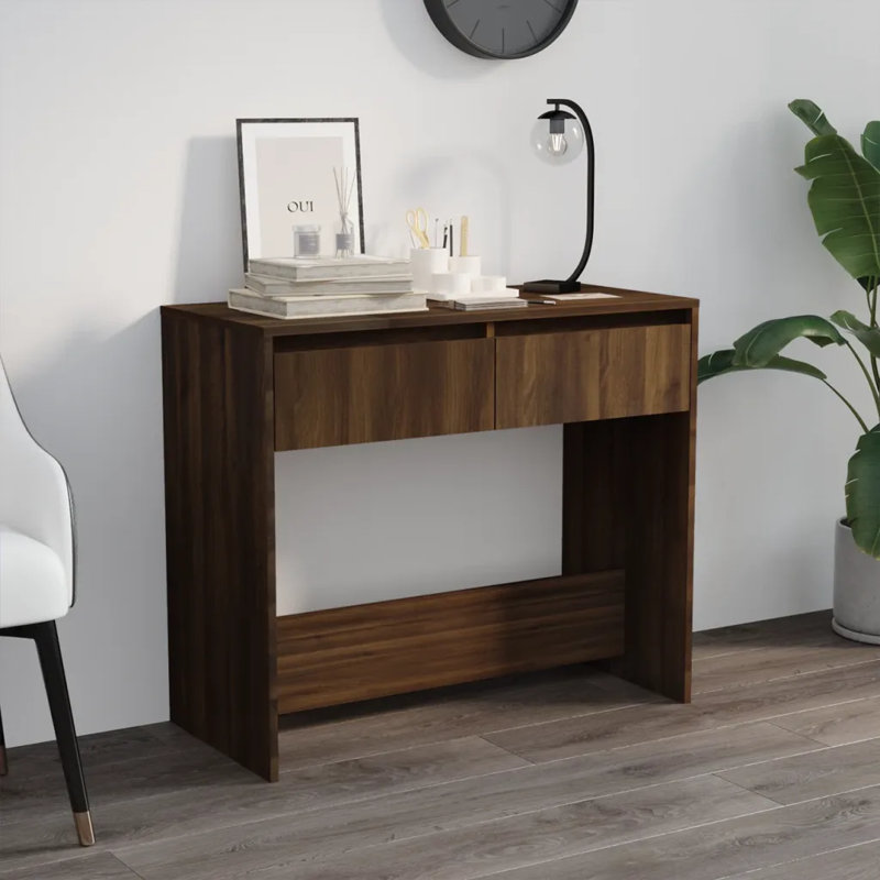 Isaish Console Table, 76.5cm H x 89cm W x 41cm D, Old Wood