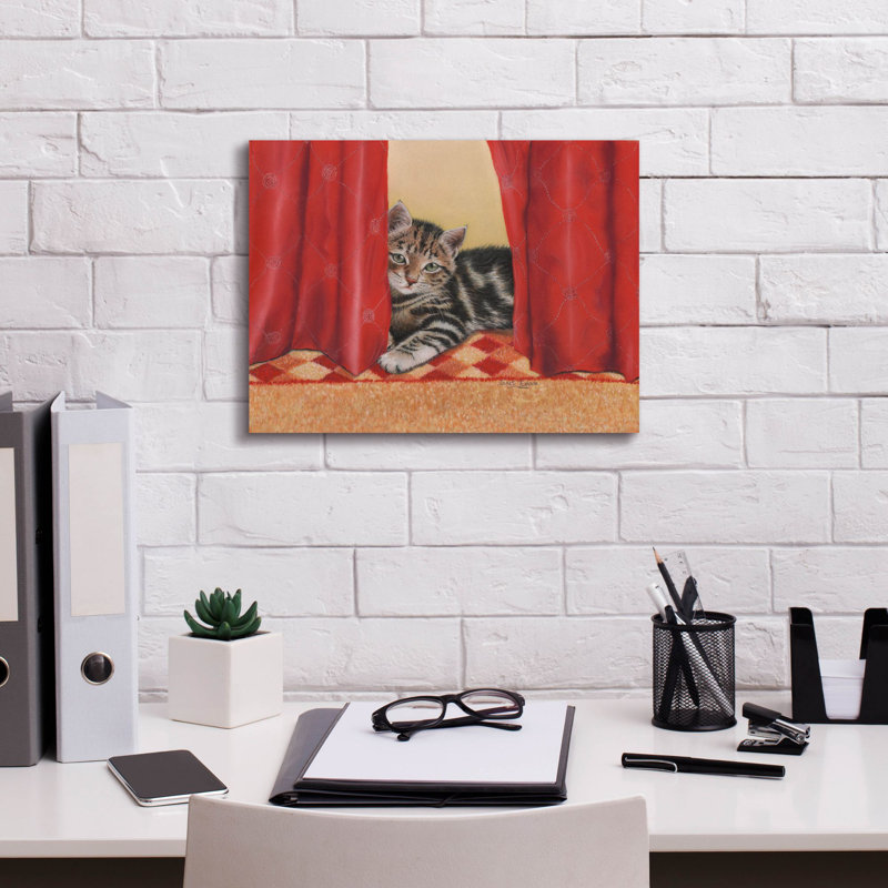 Favorite Hide Place par Janet Pidoux, H 12 po x l 16 po x P 0,75 po