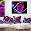 Coussin lombaire rose brillant