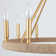 Loene 12 - Light Dimmable Kitchen Island Wagon Wheel Chandelier