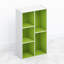 Bibliothèque de rangement Furinno Tomi, bibliothèque, 5 cubes, vert
