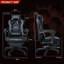 Metro Lane Adjustable Reclining Ergonomic Swiveling PC & Racing Game Chair with Footrest-1342384939