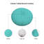 Coussin décoratif intérieur / extérieur Sunbrella, housse de coussin ronde de 16 pouces avec insert-116430561-116430575