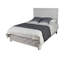 Grand lit de style moderne en bois