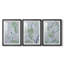 Aspen Spring Leaves I - impression encadrée sur mesure de qualité supérieure mate - 3 pièces-1099313098