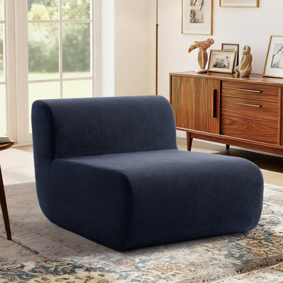 Boneless Floor Sofa Chair, Comfy Accent Chair, Togo Sofa , Corduroy Lazy Bean Bag Chairs for Living Room, Bedroom, Fireside, No Assembly Required, Washable Cover, Ships in a Box
