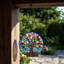 Arbre de vie en verre teinté Suncatcher suspendu, panneau de verre coloré décor de capteur de soleil avec chaîne pour la maison et la fenêtre