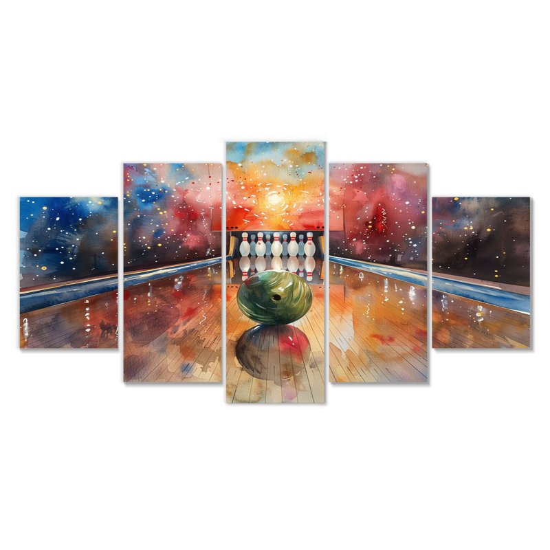 Selph - Bowling Wall Art Print Set
