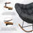 Outdoor Gifty Rocking Metal Chair With Cushions (set Of 2)-445240718