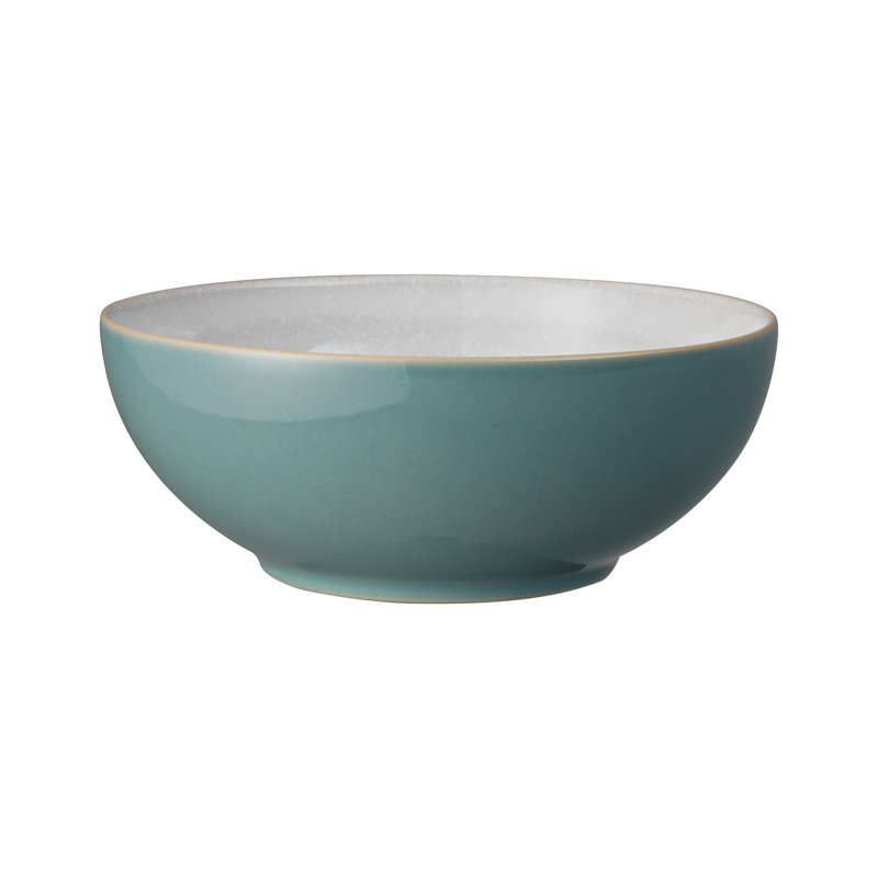 Denby Elements Cereal Bowls, Fern Green