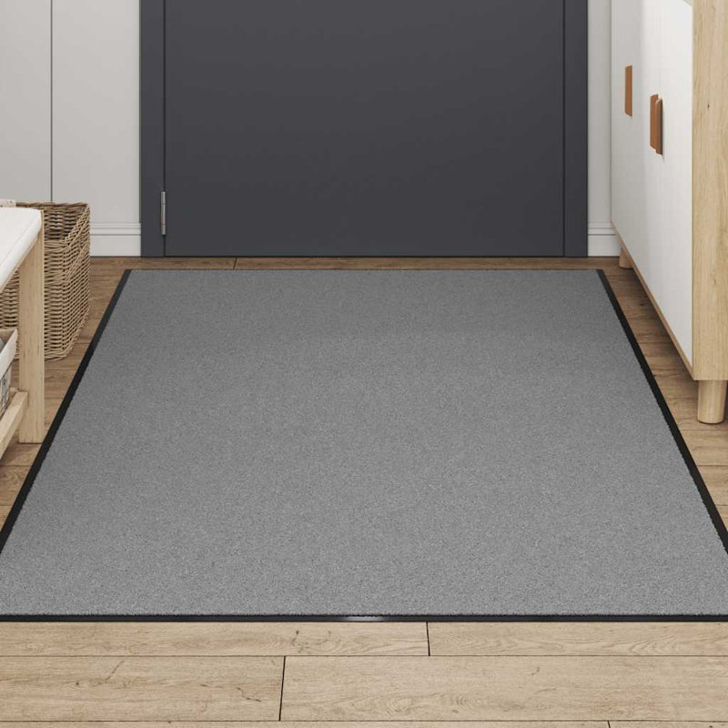 Non-Slip Indoor / Outdoor Door Mat, Grey, 115cm W x 200cm L